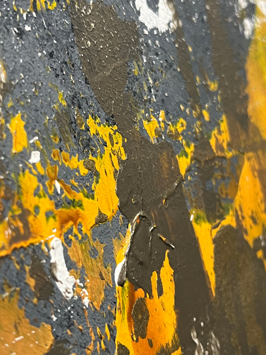 YELLOW & GOLD MODERN ABSTRACT