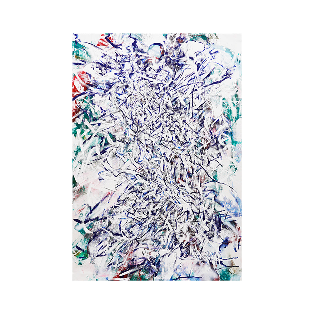 Scrach on the canvas