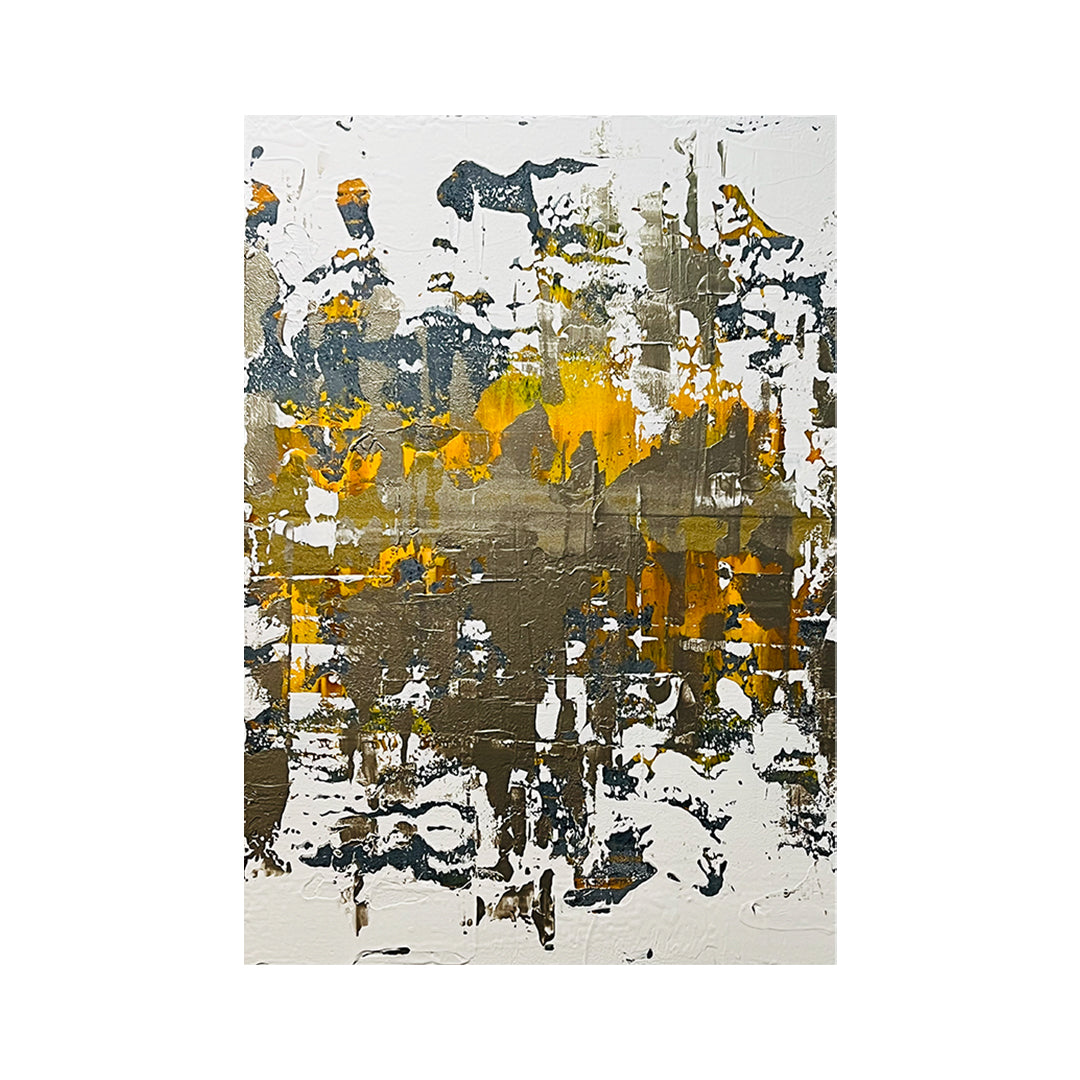 YELLOW & GOLD MODERN ABSTRACT